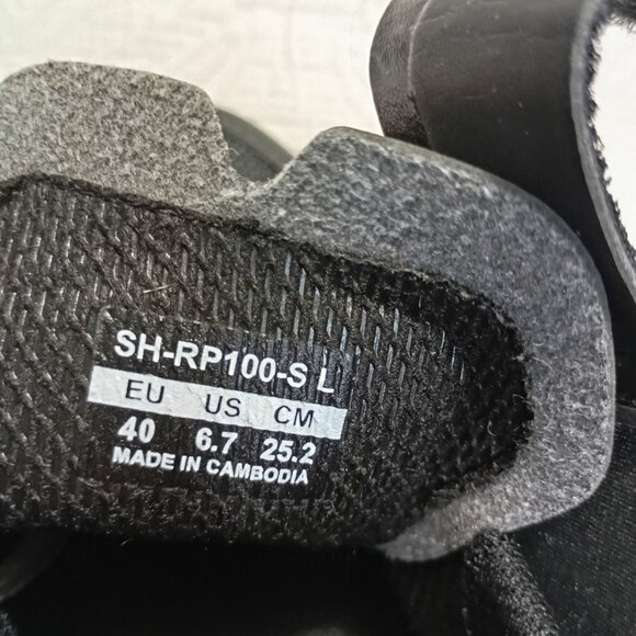 Shimano RP1 Cycling Shoes SH-RP 100 SL Cleats Mens Size EU 40 US 6.7 Lightweight main image 7